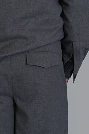 Honer Spor Erkek Chino Pantolon Slim Fit Gri