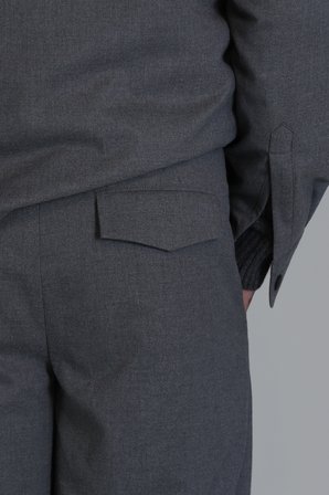 Honer Spor Erkek Chino Pantolon Slim Fit Gri