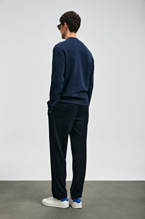 Lufian Erkek Luther Sweatshirt 112030171 Lacivert