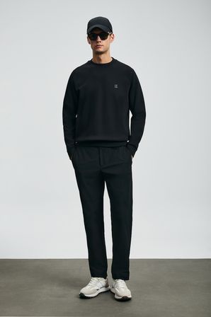 Grant Erkek Sweatshirt Siyah