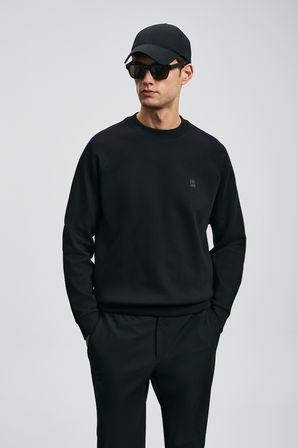 Grant Erkek Sweatshirt Siyah