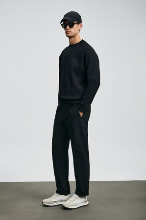 Grant Erkek Sweatshirt Siyah