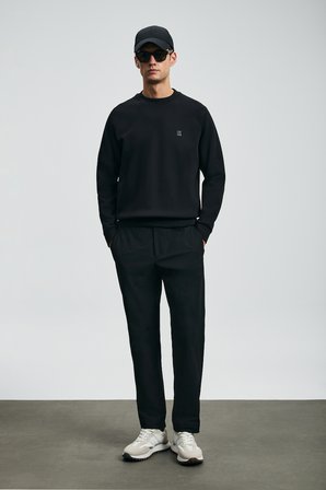 Grant Erkek Sweatshirt Siyah