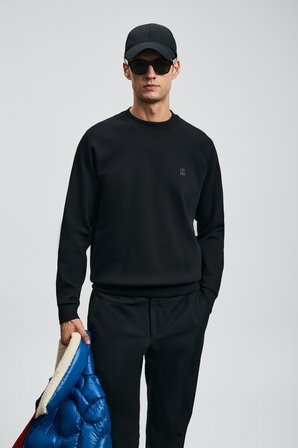 Grant Erkek Sweatshirt Siyah