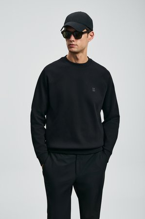 Grant Erkek Sweatshirt Siyah