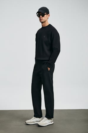 Grant Erkek Sweatshirt Siyah