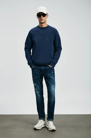 Grant Erkek Sweatshirt Lacivert