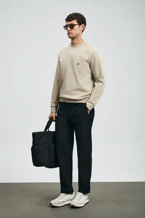 Grant Erkek Sweatshirt Bej