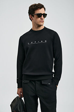 Lufian Erkek Cooper Sweatshirt 112030177 Siyah