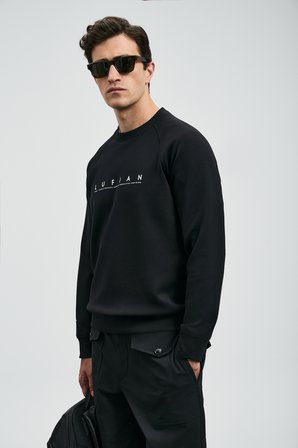 Cooper Erkek Sweatshirt Siyah