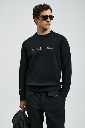 Cooper Erkek Sweatshirt Siyah