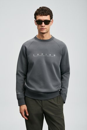 Cooper Erkek Sweatshirt Koyu Gri