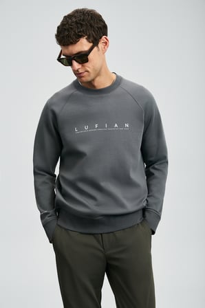 Cooper Erkek Sweatshirt Koyu Gri
