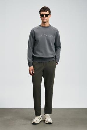 Cooper Erkek Sweatshirt Koyu Gri