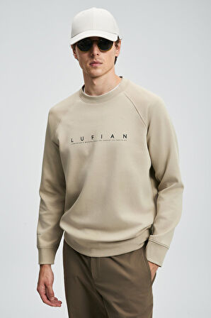 Lufian Erkek Cooper Sweatshirt 112030177 Bej