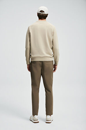 Lufian Erkek Cooper Sweatshirt 112030177 Bej