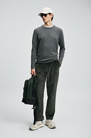 Lufian 112020056 Vıctor Uzun Kollu Tişört Erkek T-Shirt