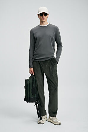 Lufian 112020056 Vıctor Uzun Kollu Tişört Erkek T-Shirt