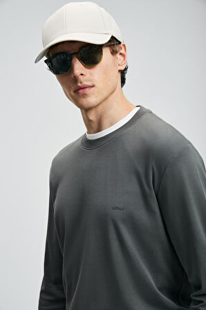 Lufian 112020056 Vıctor Uzun Kollu Tişört Erkek T-Shirt