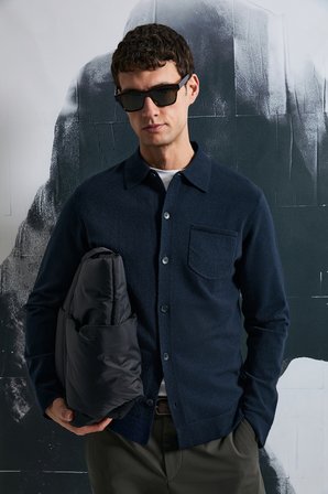 Luce Erkek Kazak Lacivert