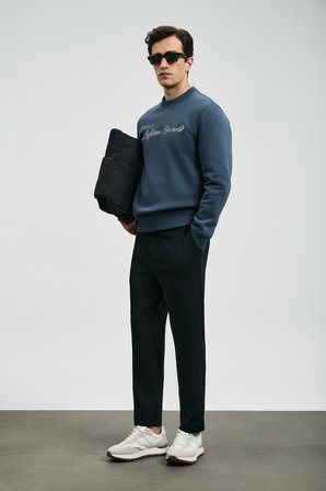 Loved Erkek Sweatshirt Antrasit