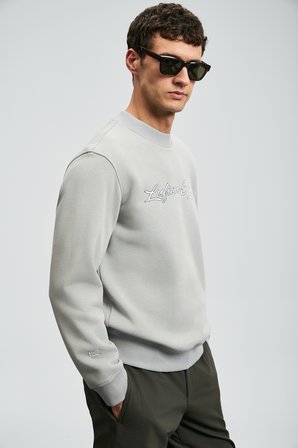 Loved Erkek Sweatshirt Açık Gri