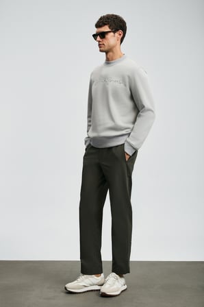 Loved Erkek Sweatshirt Açık Gri