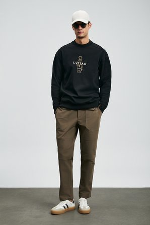 Sımba Erkek Sweatshirt Siyah