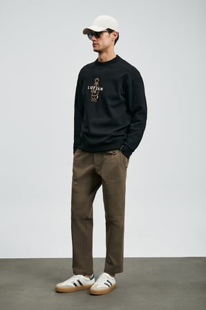 Sımba Erkek Sweatshirt Siyah