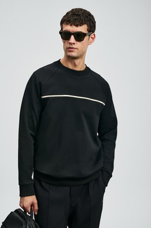 Cosmo Erkek Sweatshirt Siyah