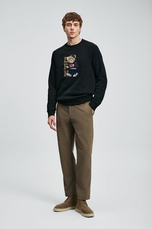 Storm Erkek Sweatshirt Siyah