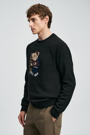 Storm Erkek Sweatshirt Siyah