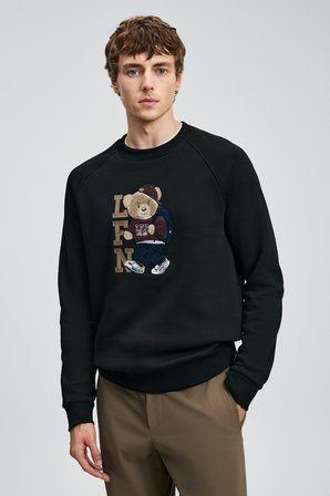 Storm Erkek Sweatshirt Siyah