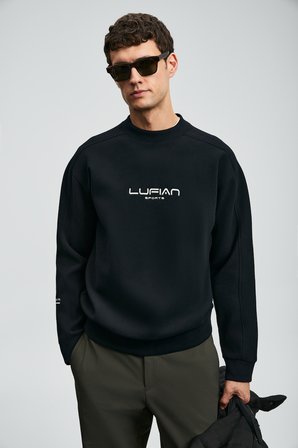 Dark Erkek Sweatshirt Siyah