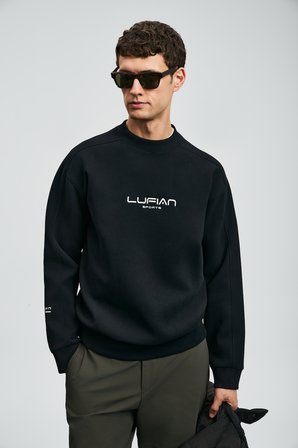 Dark Erkek Sweatshirt Siyah