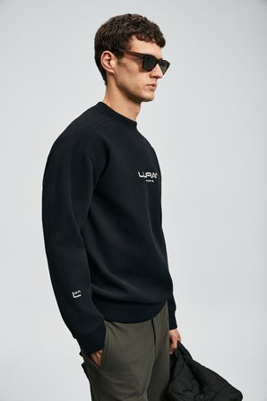 Dark Erkek Sweatshirt Siyah