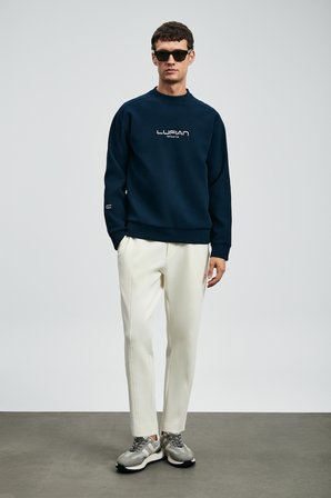 Dark Erkek Sweatshirt Lacivert