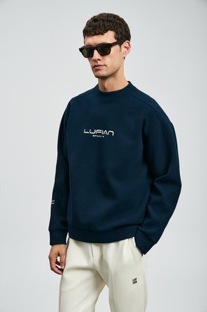 Dark Erkek Sweatshirt Lacivert