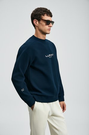 Dark Erkek Sweatshirt Lacivert