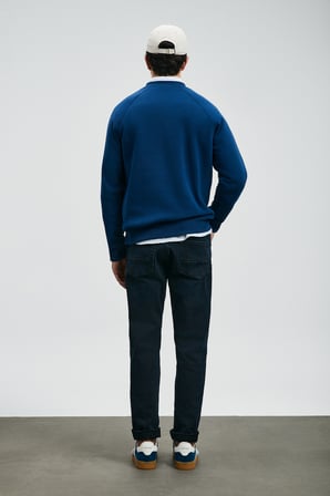 Andrea Spor Jean Erkek Pantolon Slim Fit Mavi