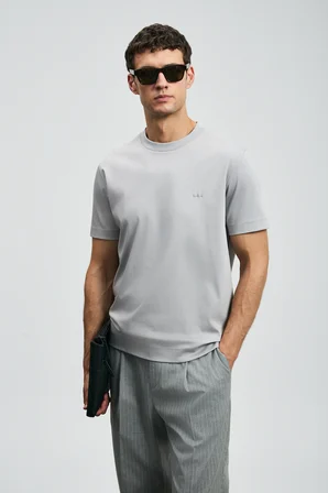 Roland Erkek Basic Tişört Gri