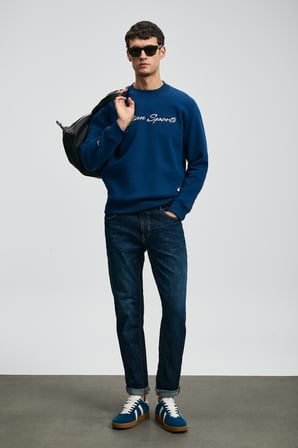 Peter Spor Jean Erkek Pantolon Slim Fit Mavi