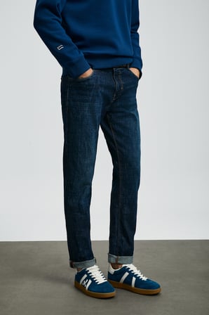 Peter Spor Jean Erkek Pantolon Slim Fit Mavi