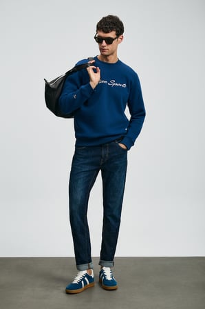 Peter Spor Jean Erkek Pantolon Slim Fit Mavi