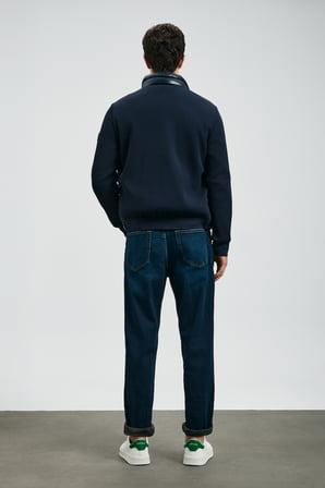 Anatol Spor Jean Erkek Pantolon Straight Fit Mavi
