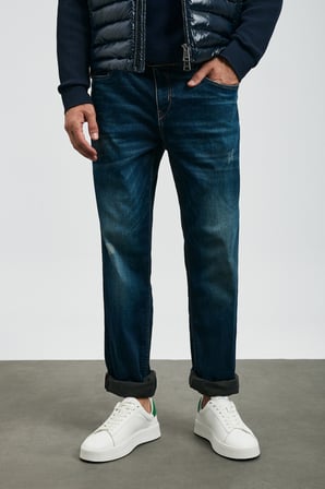 Anatol Spor Jean Erkek Pantolon Straight Fit Mavi