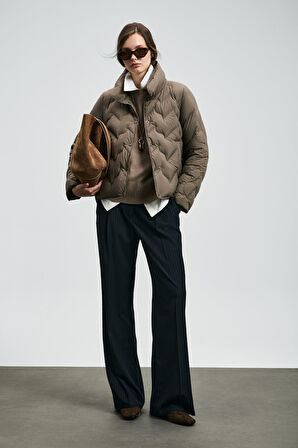 Lufian Kadın Desert Kaz Tüyü Mont 122120043 Kum