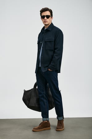 Sky Smart Jean Erkek Pantolon Slim Fit Mavi