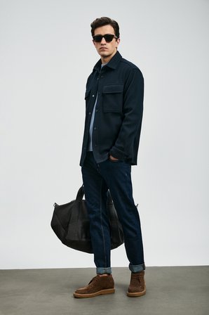 Sky Smart Jean Erkek Pantolon Slim Fit Mavi