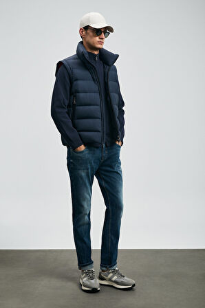 Lufian Erkek Lukas Spor Slim Fit Jean Pantolon 112200231 Mavi